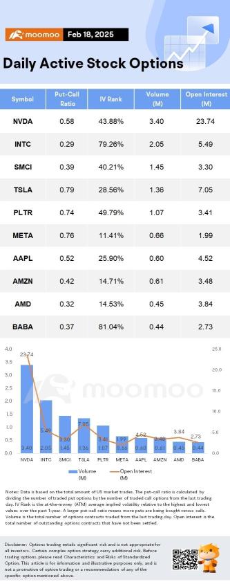 Options Market Statistics: Intel Stock Sees Record Five-Day Gain on Potential Breakup Report; Options Pop