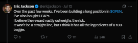 Eric Jackson's LEAPs Call on Opendoor: The Next Carvana and Coinbase?