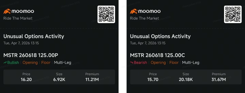 特斯拉發出看跌信號，MSTR 因$4,000萬 波動性交易受挫 | 聰明資金期權