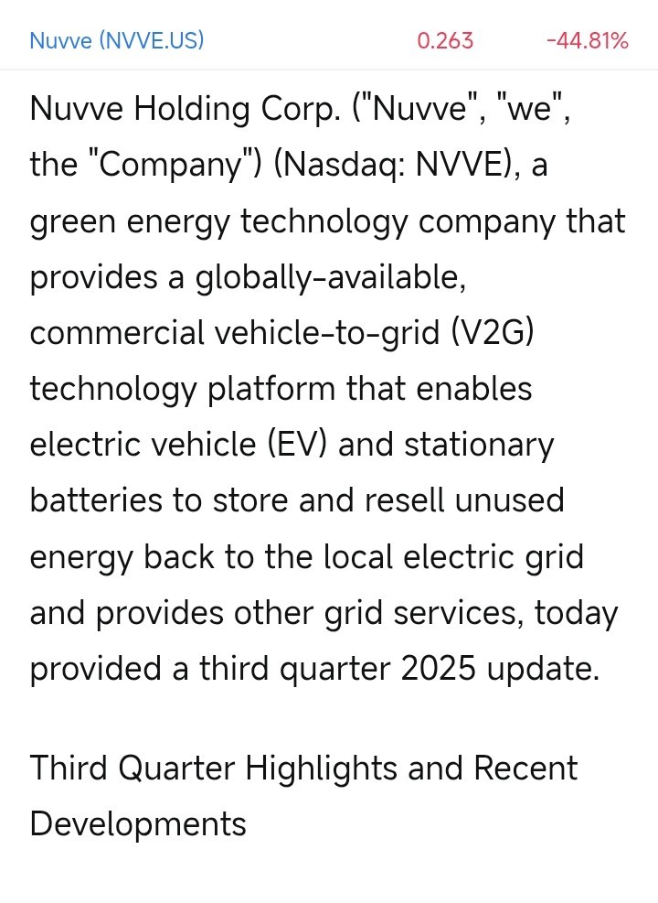 $Nuvve (NVVE.US)$ PRESS RELEASE 5:00PM EST I THINK THIS WAS YESTERDAY