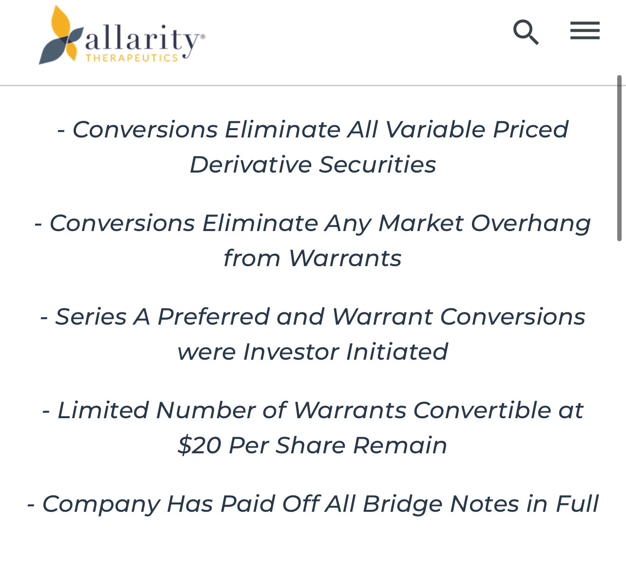 $Allarity Therapeutics (ALLR.US)$ 短路和扭曲是犯罪。作為投資者，不能幫助其他多頭找出事實。這股票看漲，花時間教育自己。