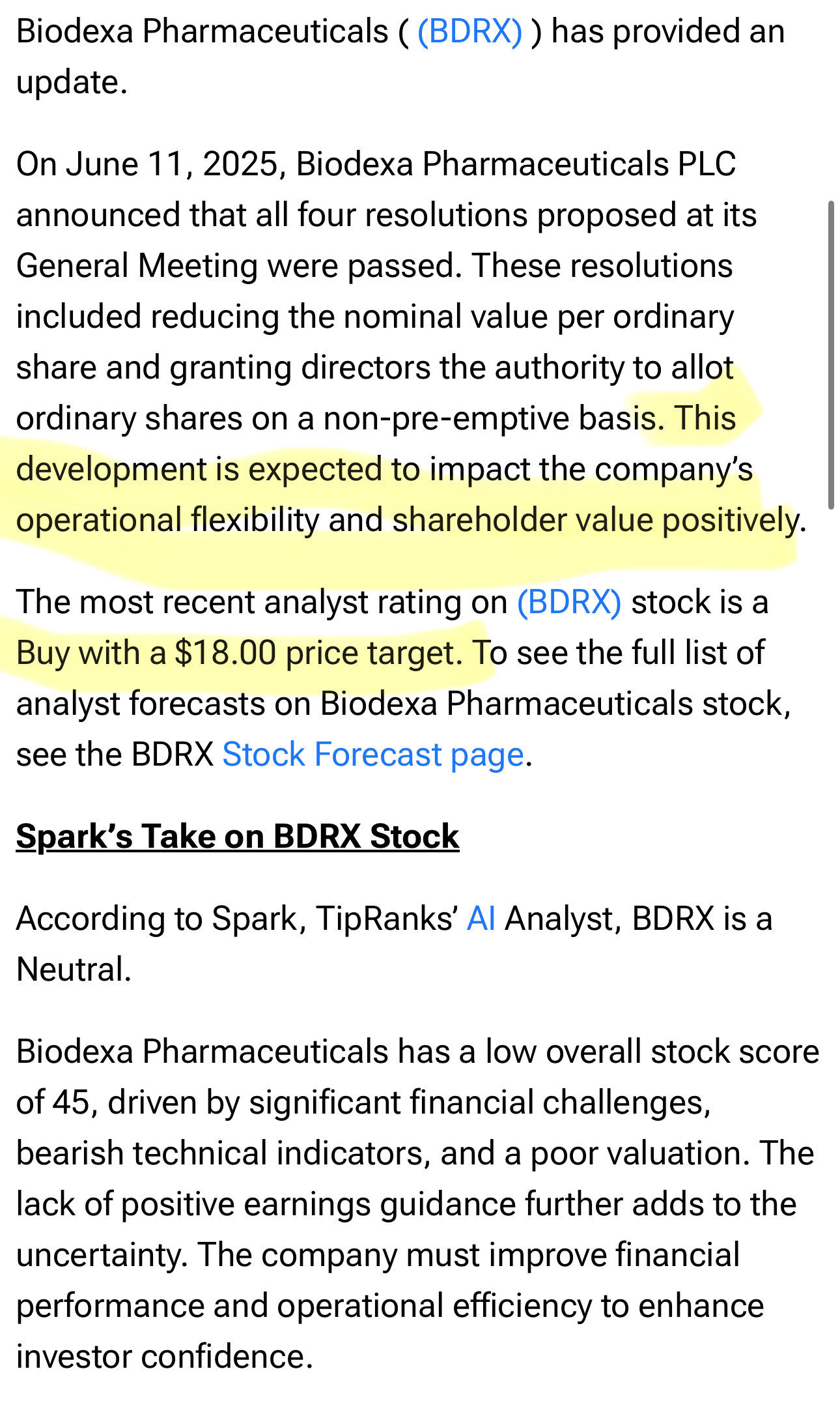 $Biodexa Pharmaceuticals (BDRX.US)$ time to burn some short sellers. 📈