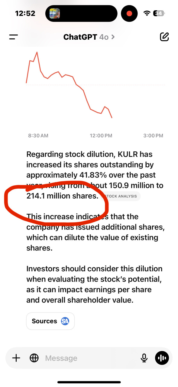 not trying to blow this stock up. but they have issued new ability to issue more shares due to recent stock price. why that matters? cause 50m dollars worth will change the stock price action.