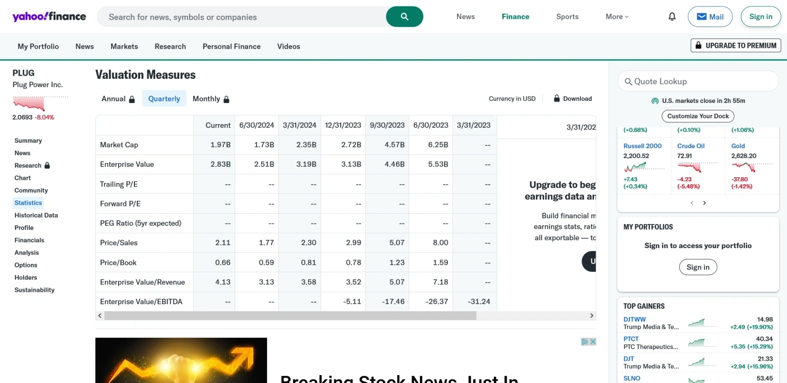 PLUG Power A Green A.i Energy Play Working With MSFT & AMZN Could See A Huge Short Squeeze 293 Million Shares Short, Growth Curve Is About To Start. PLUG Could ...