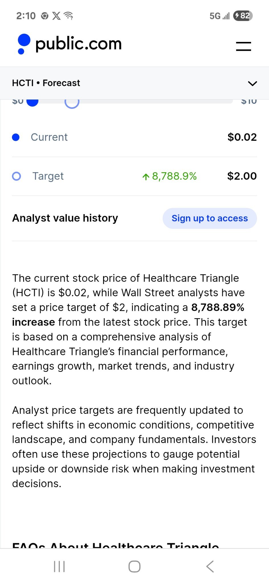 $Healthcare Triangle (HCTI.US)$ 僅供參考。供你參考。