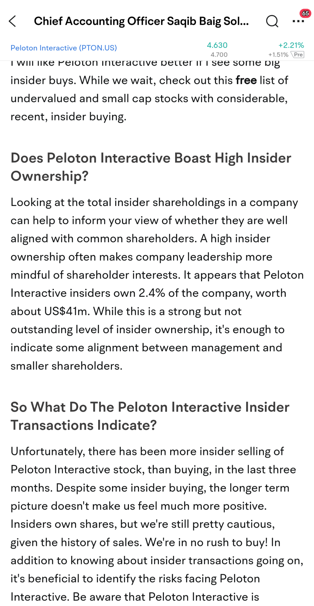 $ペロトン・インタラクティブ (PTON.US)$