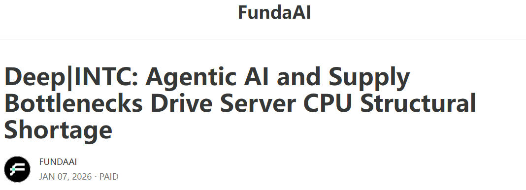 Why Intel Is Ripping Higher: 18A Proof Meets the CPU Shortage Trade