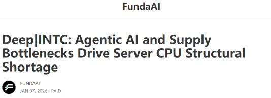 Why Intel Is Ripping Higher: 18A Proof Meets the CPU Shortage Trade