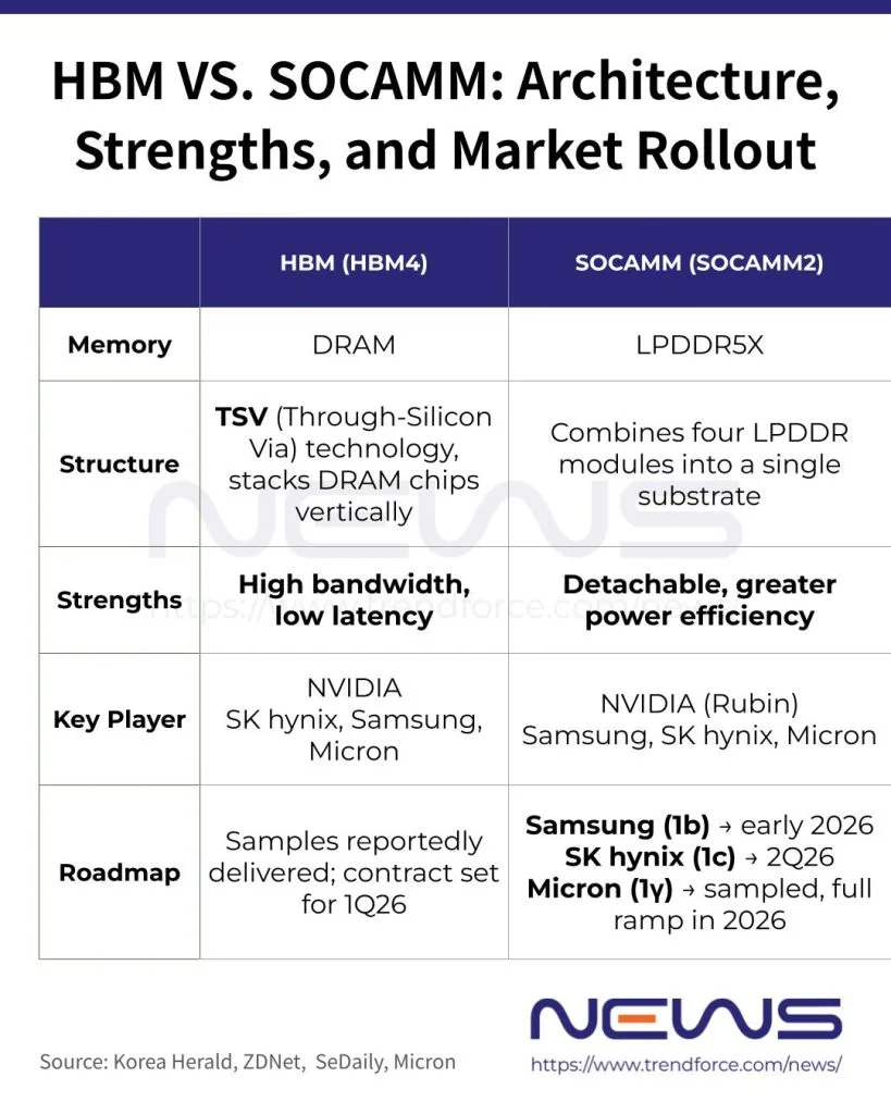 一份廣爲流傳的SemiAnalysis報告指出,英偉達可能將Rubin NVL72 CPU端的SOCAMM DRAM容量從每機架約55TB削減至約28TB,導致美國存儲芯片股大幅拋售。 $美光科技 (MU.US)$ 下跌約7.5%,盤中最低價較前一交易日收盤價低近10%。 $閃迪 (SNDK.US)$ 下跌約3.9%, $西部數據 (WDC.US)$ 下跌約3.1%,且 $希捷科技 (STX.US)$ 下跌約1.5%。 三薄……