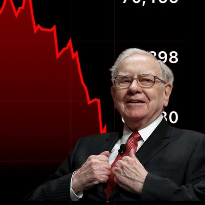 Now you know why Warren Buffett is holding a record $277 BILLION in cash.  He even sold 50% of his Apple stock.  Now he buys it ALL at a discount. $Apple (AAPL....