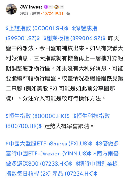 China & HK Market Short-term Prediction