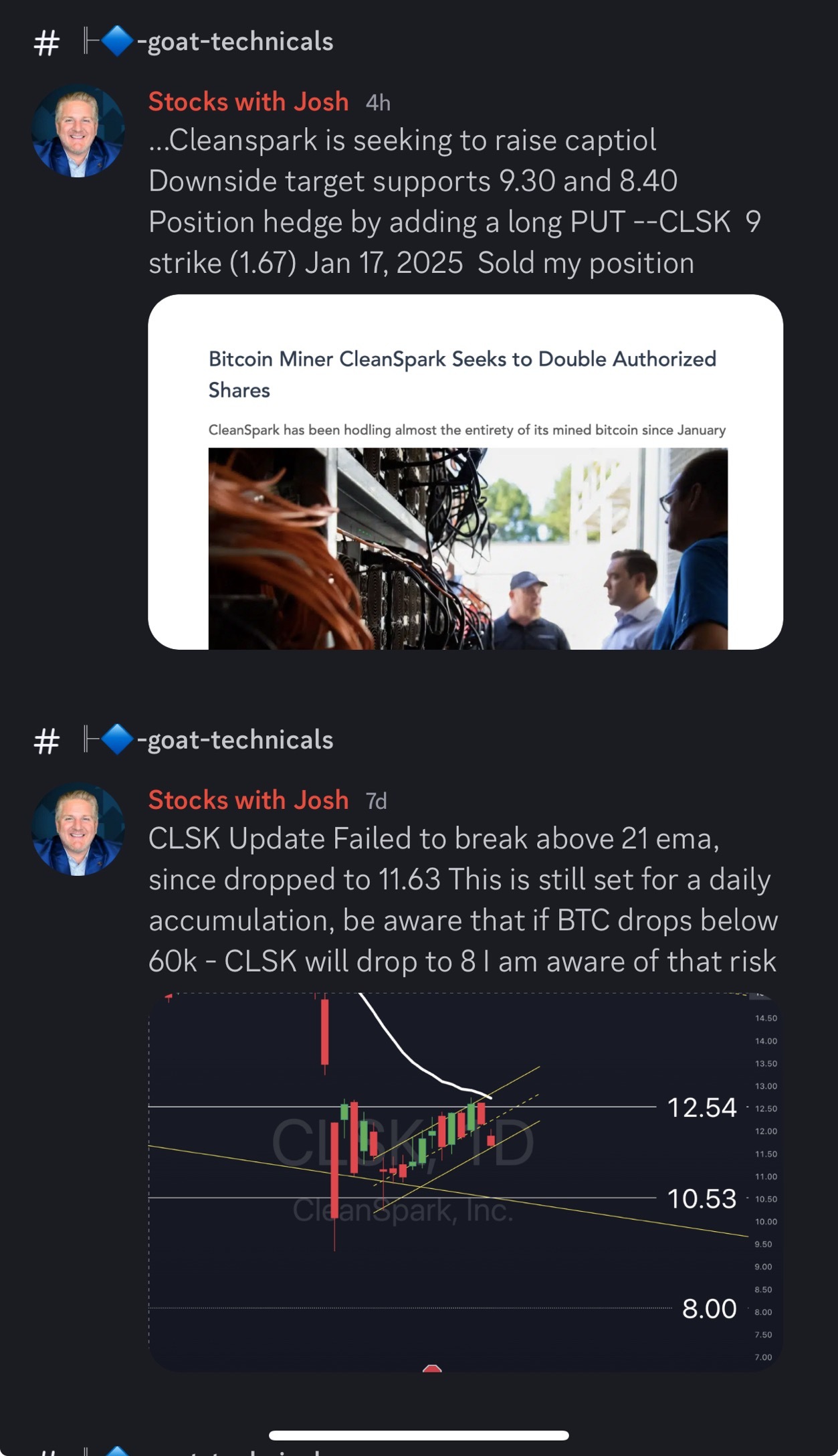 $CLSK 250117 9.00P$