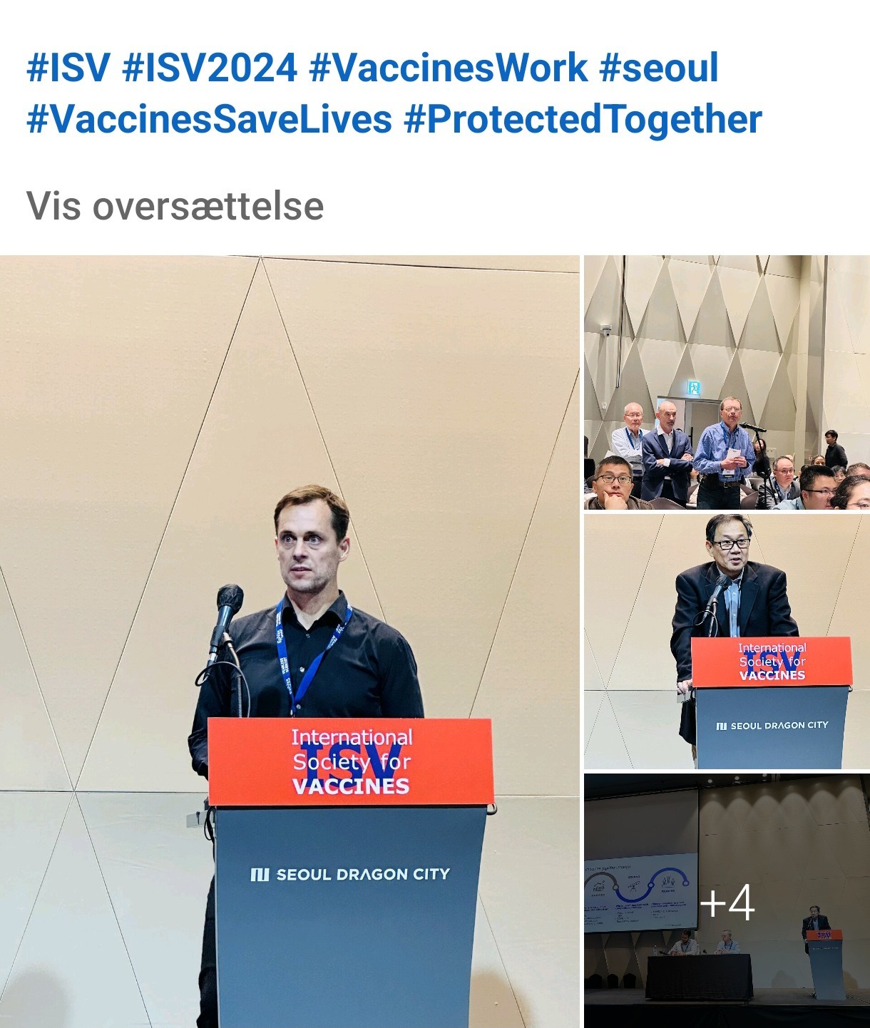 $エバクシオン・バイオテク (EVAX.US)$ International Society for Vaccines - ISV 2024, Seoul, South Korea, on day 2 had a super exciting session on AI and machine learning for...