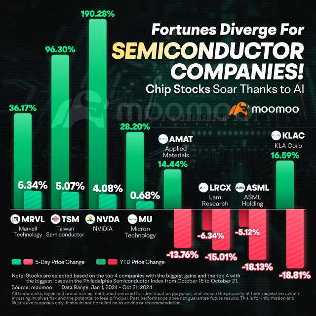 Fortunes Diverge for Semiconductor Companies! Chip Stocks Soar Thanks to AI