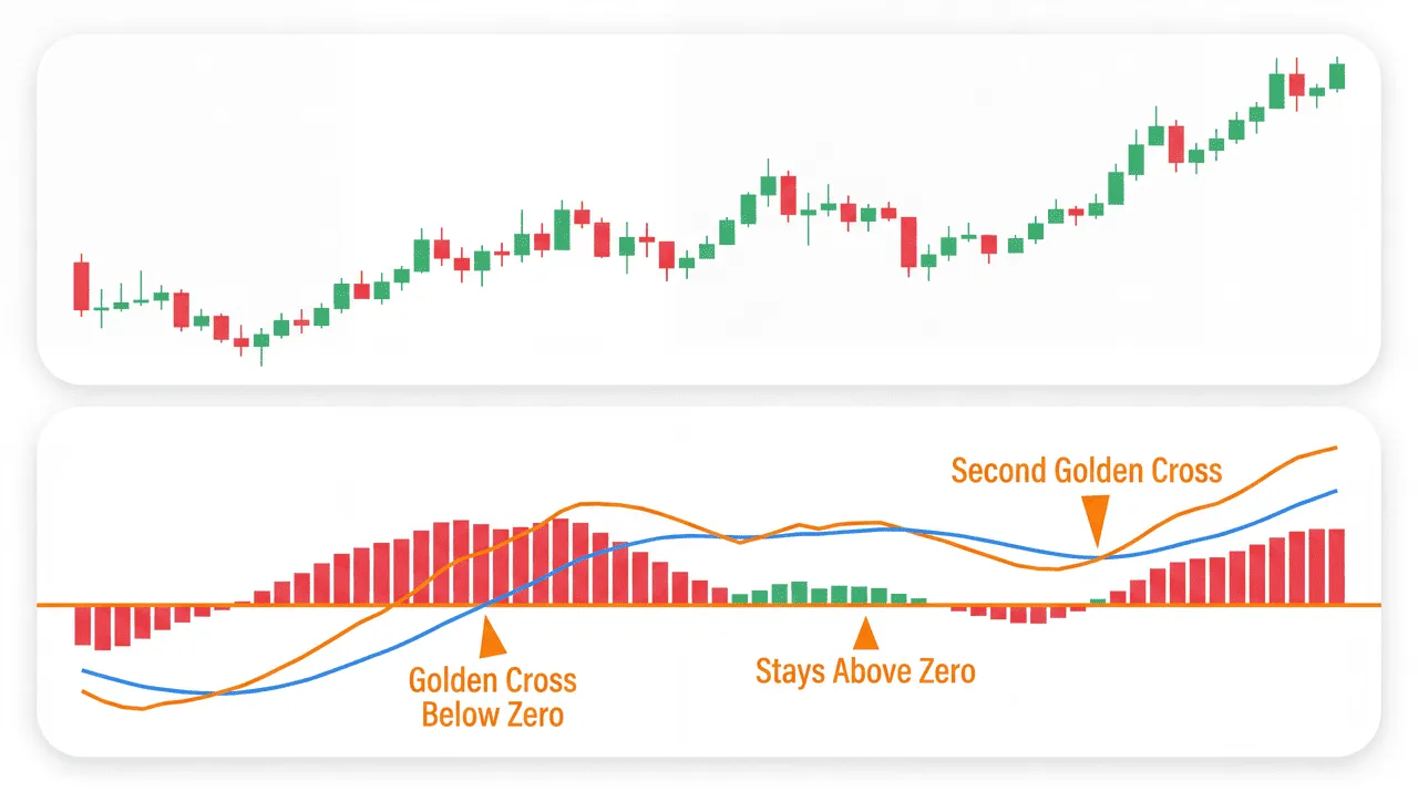 Video Timestamps: 0:00 — EP.0: Why Indicators Matter 0:32 — How to Add Indicators — PC 1:19 — How to Add Indicators — App 2:28 — EP.1: Bollinger Bands 3:35 — EP.2: MACD 4:39 — EP.3: KDJ 5:38 — EP.4: Moving Averages & Volume Stock chart shown is $Apple (AAPL.US)$historical data (2023–2024) for illustration purposes only. Not a reference to current price or a buy/sell recommendation. Reading signals without fall...
