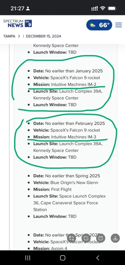 FREE not financial advice.    buy buy buy $LUNR. load calls. January 2025 Launch!!!