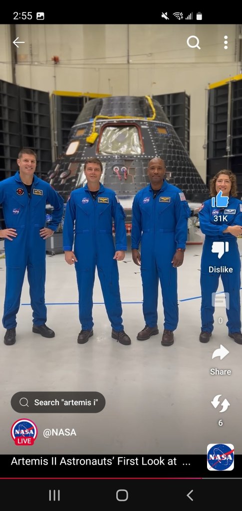 Artemis II Crew and Orion