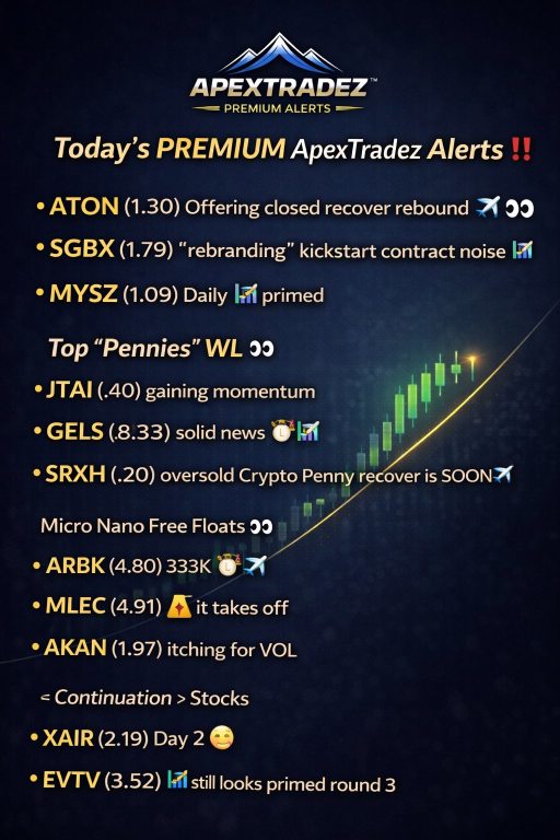 Premium Alerts ‼️
