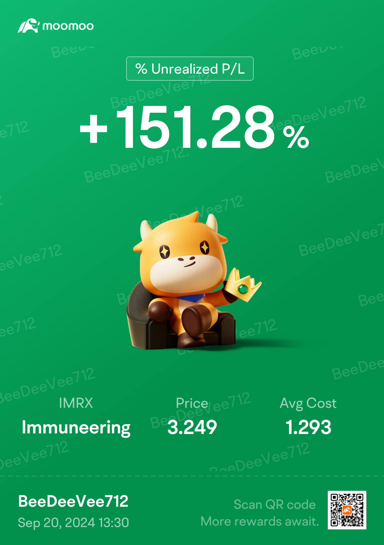 $Immuneering (IMRX.US)$ 让我们继续前进吧！