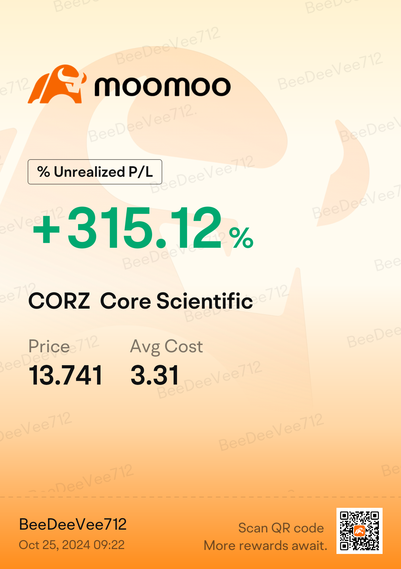 $Core Scientific (CORZ.US)$ 繼續前進吧寶貝