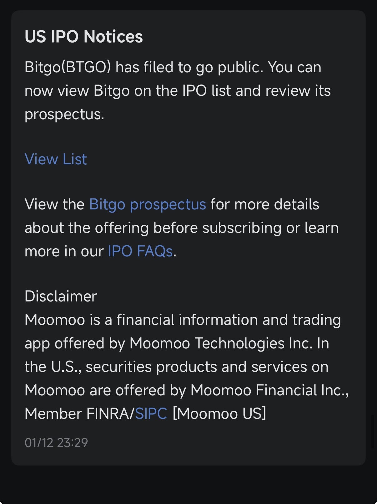 Heads up - moomoo Community
