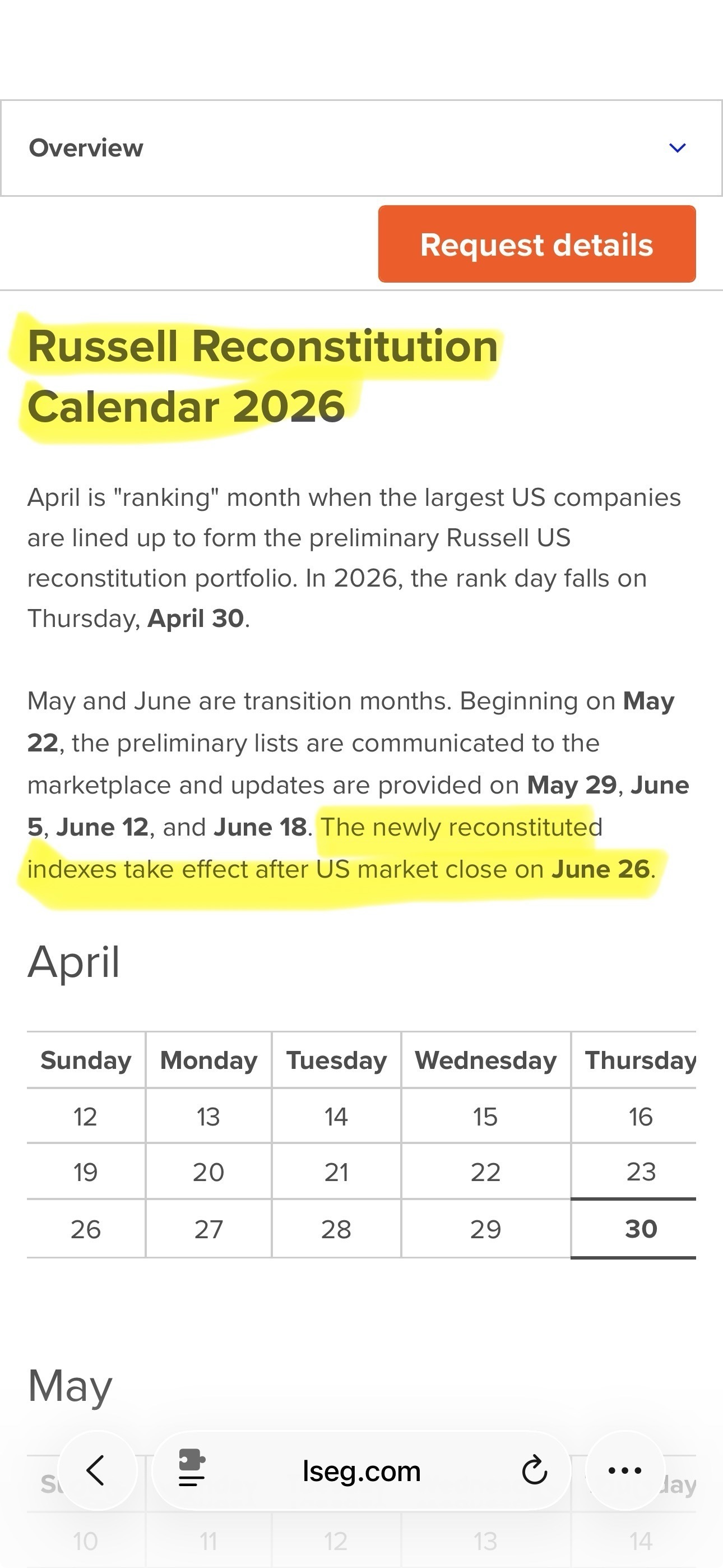 $Beyond Meat (BYND.US)$ soon to be below $0.6700 this week which would create accelerated selling & than reconsitiution Russell 3000 index deletions forcing passive companies to sell their holding for the new index