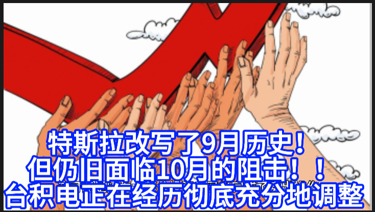 特斯拉9月漲幅22.2%，10月如何？歷史數據顯示大開大合！