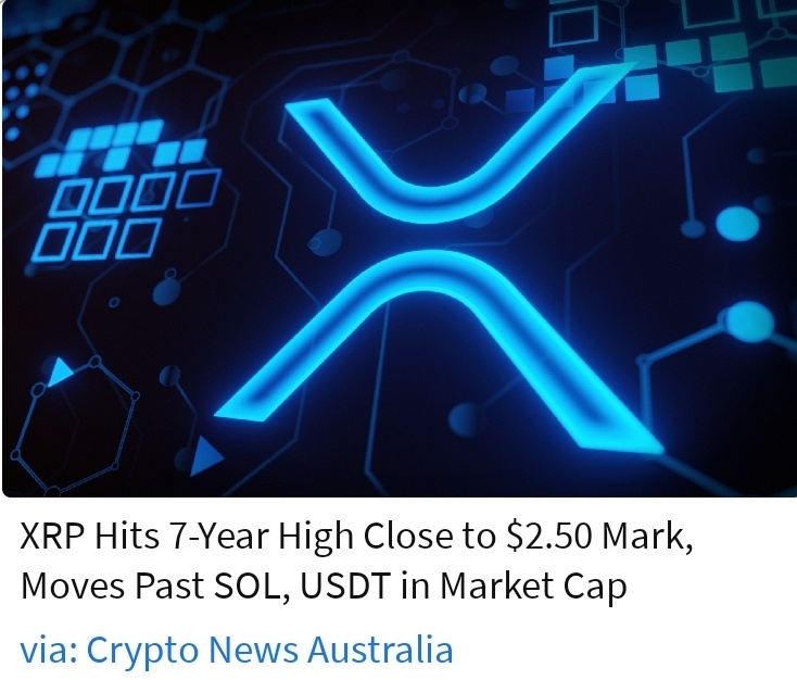 XRP hits 7 year high