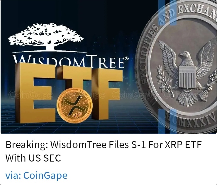 WisdomTree提交瑞波币etf