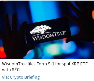 WisdomTree申請了瑞波幣etf