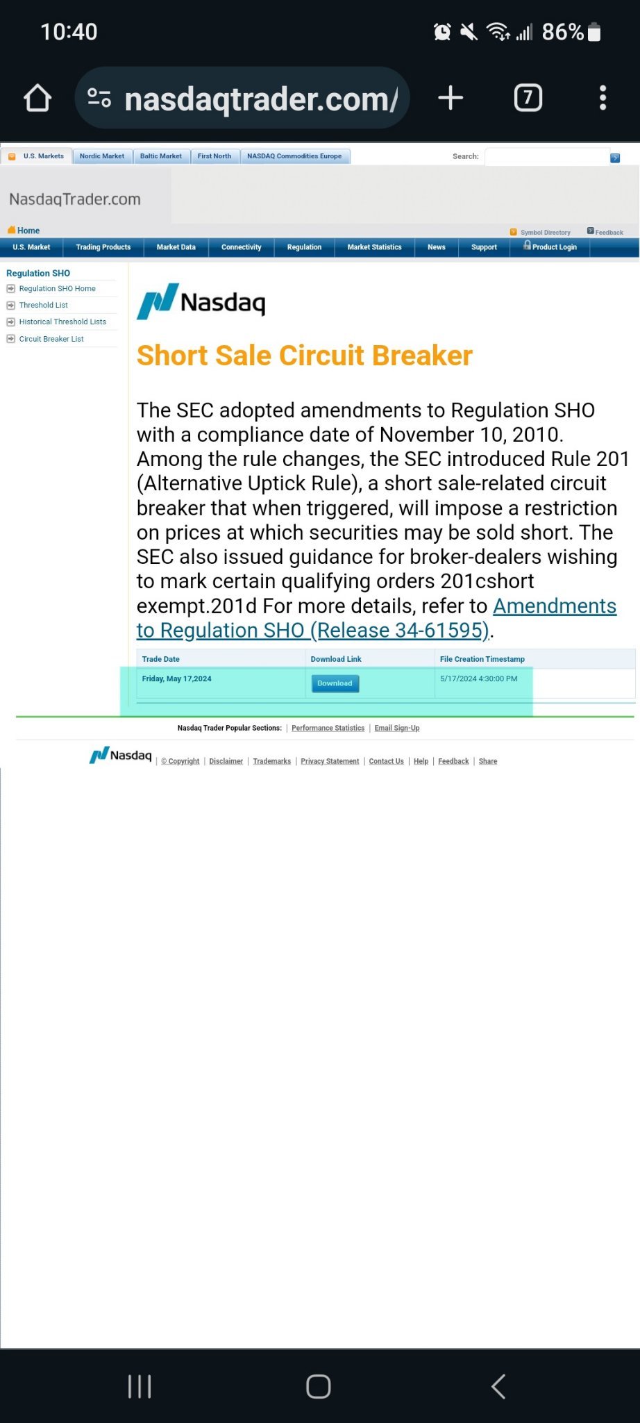 ちょうどSEC RULE 201が発効しました。これは、ショーツセラーはもはやショーツを買うことができず、ショーツを売る... -  moomooコミュニティ