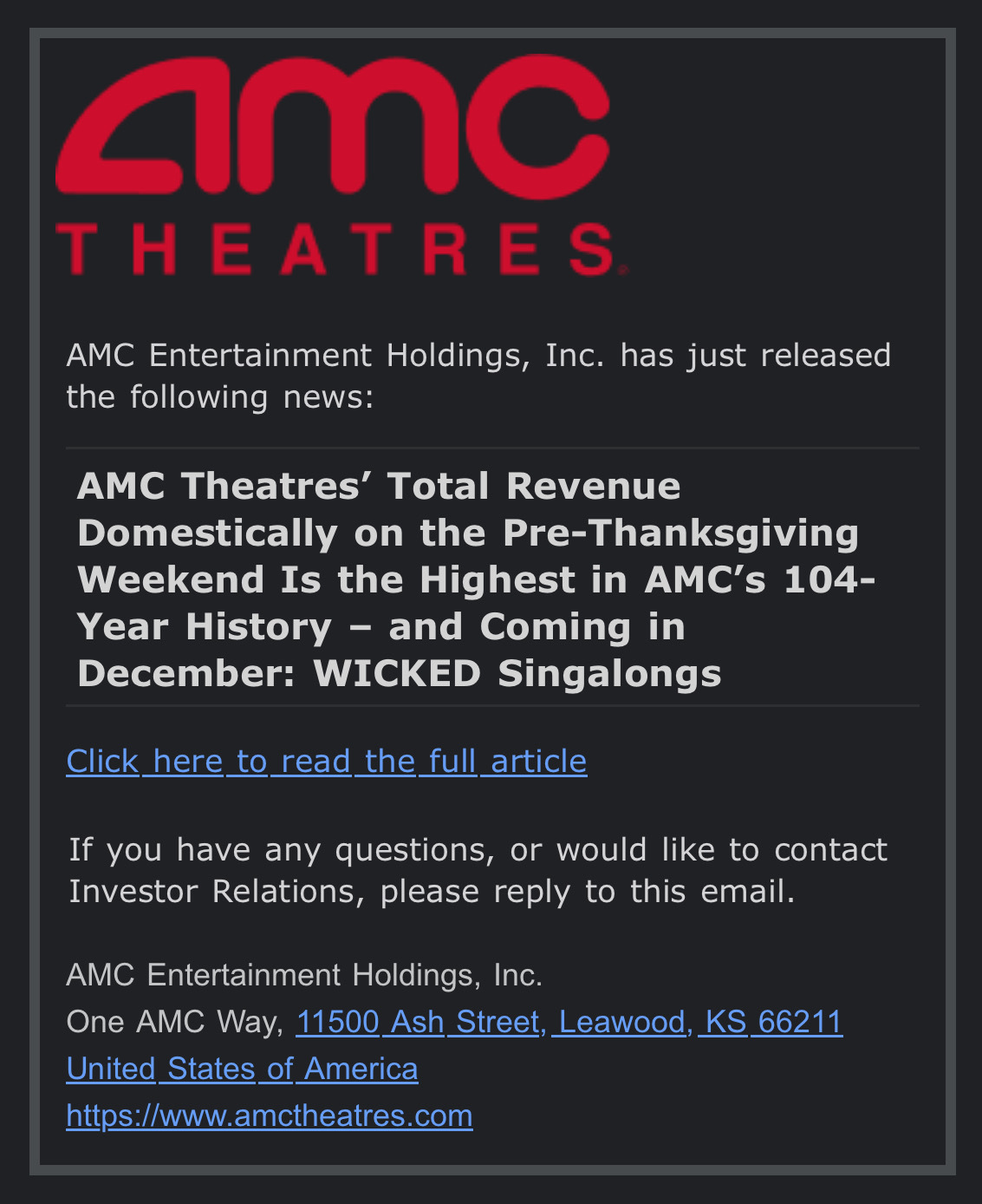 $AMC Entertainment (AMC.US)$