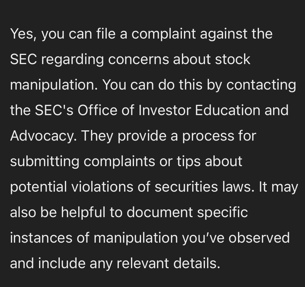 $Cassava Sciences (SAVA.US)$Since SEC keeps ignoring and not taking action on stock manipulation but yet accepted $40M as settlement and still does nothing on s...