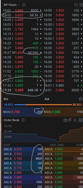 How can this happen without preplanned or undertable deal？Is this stock going to crush next week? 