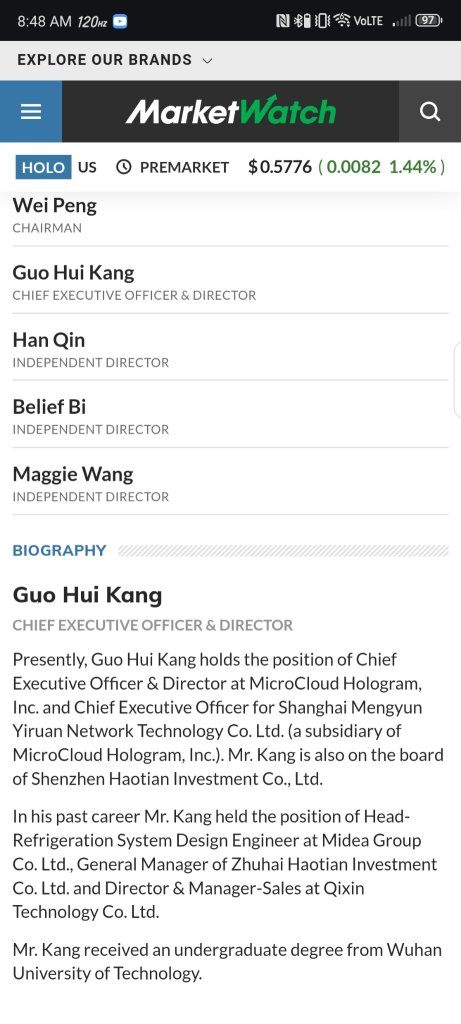 The CEO doesn't even have a position 🤣🤣🤣. Companies going places 🤡