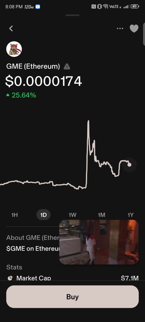 gme coin and WSB coin pump right when Kitty tweet. manipulator market man