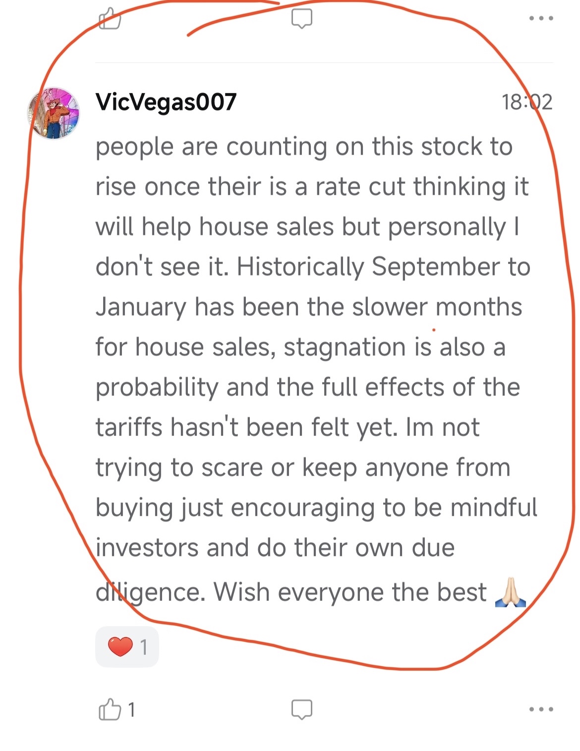 This is my reply to @VicVegas007 comment. I share here so others can use it as a reference. Opendoor is the only stock I hold so every post and reply comes from the heart ,I hope it helps some of you