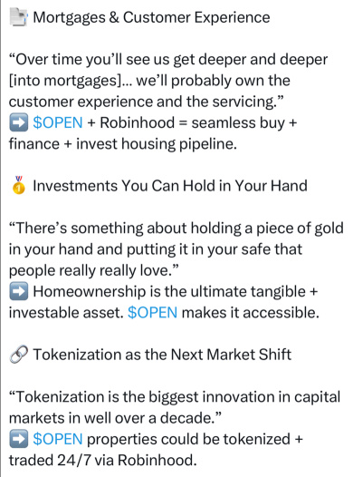 不要忽视这个重要信号 ⚡ — Robinhood 与 Opendoor 合作的可能性。