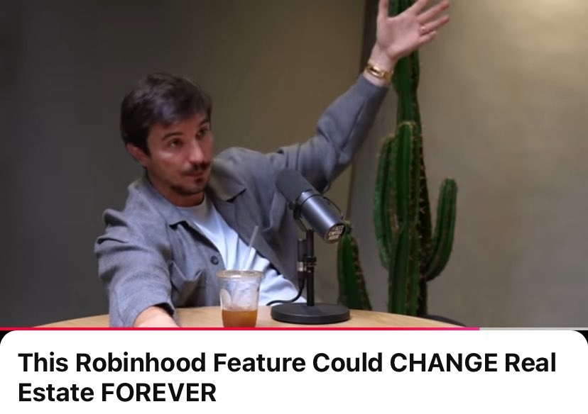 不要忽视这个重要信号 ⚡ — Robinhood 与 Opendoor 合作的可能性。