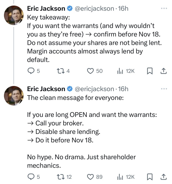 ✅ 📘 OPEN 認股權分紅 — 簡單明瞭的解釋（適合所有人） 🚪💎