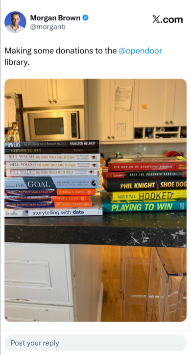 哇，我真的很喜欢看到一家拥有如此强大学习文化的公司。📚