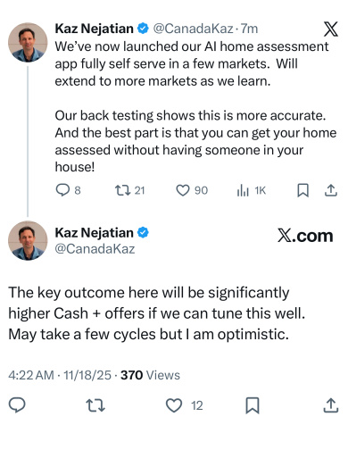 Opendoor’s New AI Home Assessment — Huge Step Forward 🚀