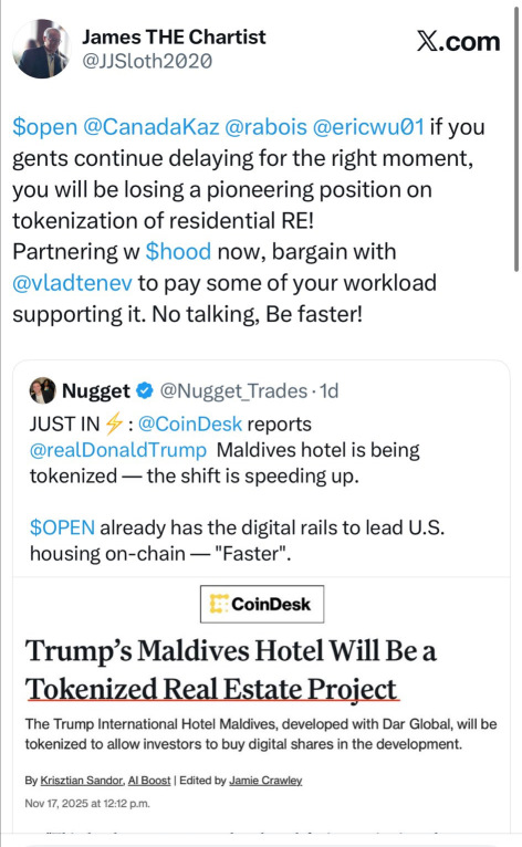 Kaz’s Clarification — Opendoor Is Not Behind 🚪🚀