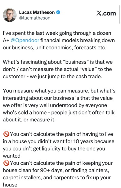 What Financial Models Can’t Measure — And Why Opendoor Matters