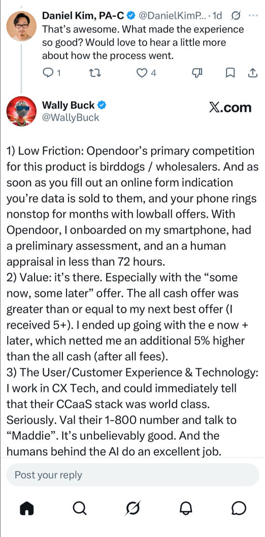 ขายบ้านผ่าน Opendoor เสร็จแล้วก็มาไล่ซื้อหุ้นต่อเลย นี่แหละรีวิวจากลูกค้าที่ผมอยากเห็น 😹🏡💙