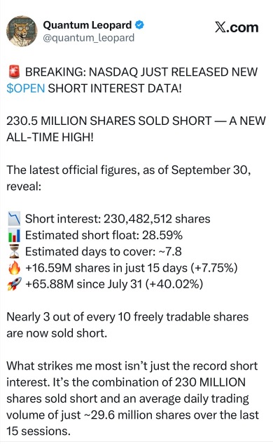 $OPEN 熊市：有退出计划吗？👀😹