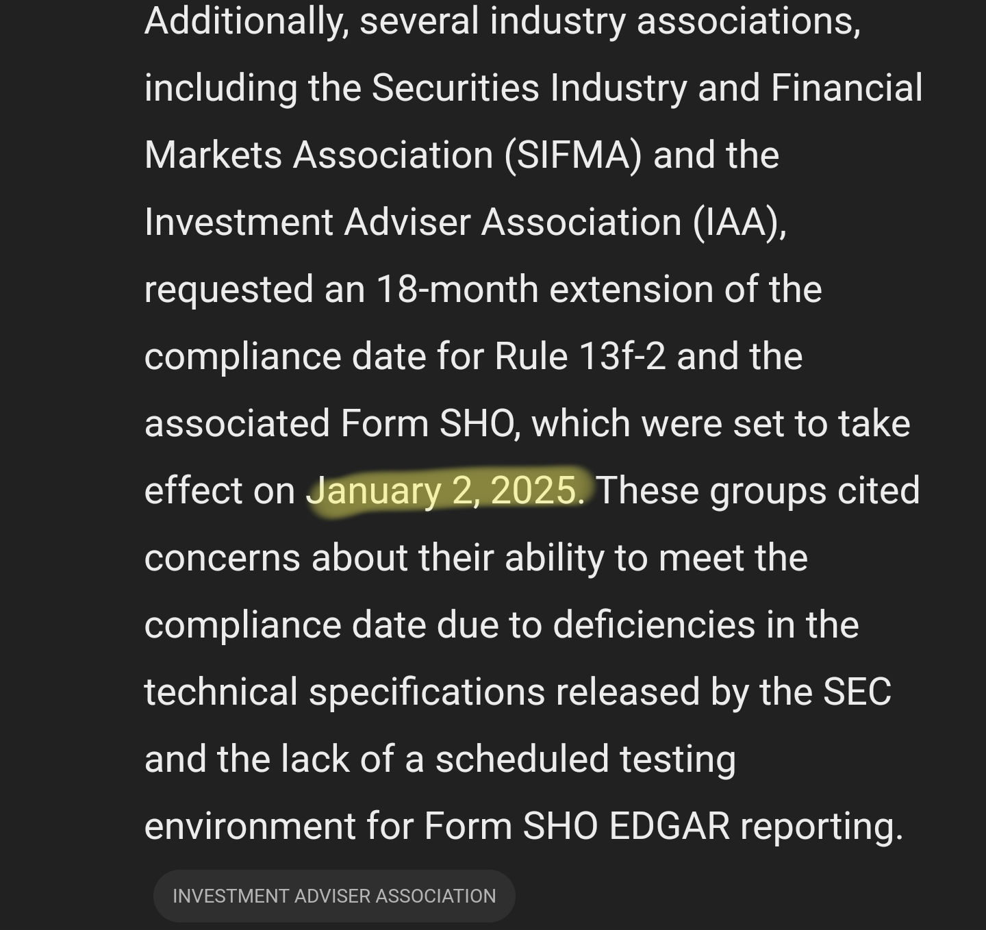 $遊戲驛站 (GME.US)$ 第13f-2條規則原定於2025年1月2日生效，做市商請求將第13f-2條規則延遲至18個月。因此Roaring Kitty發佈了最新的Futurama主題梗，我們可以等待任何時間。無論需要多長時間。
