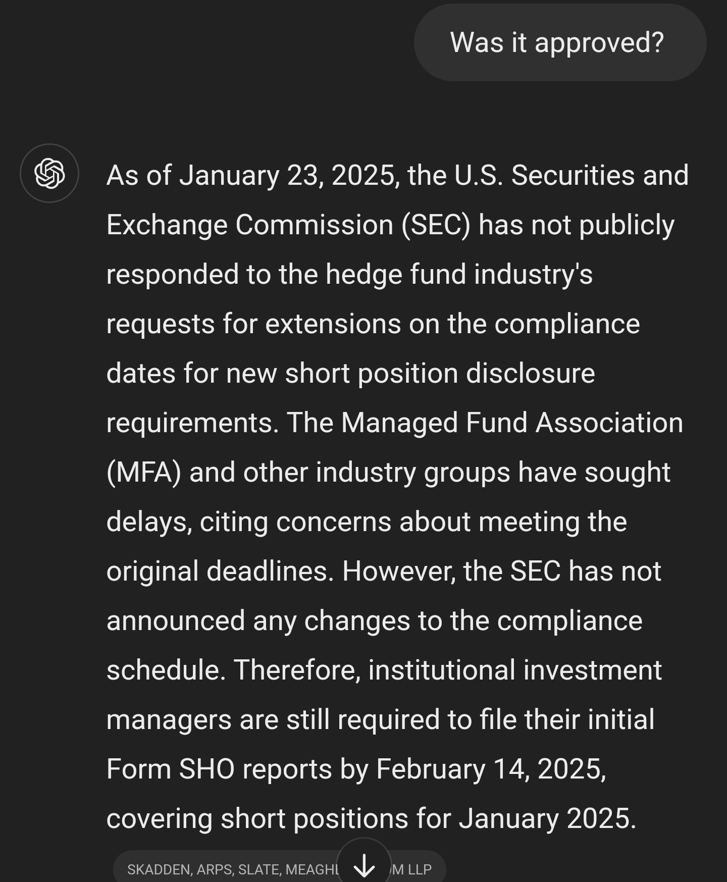 $遊戲驛站 (GME.US)$ 第13f-2條規則原定於2025年1月2日生效，做市商請求將第13f-2條規則延遲至18個月。因此Roaring Kitty發佈了最新的Futurama主題梗，我們可以等待任何時間。無論需要多長時間。