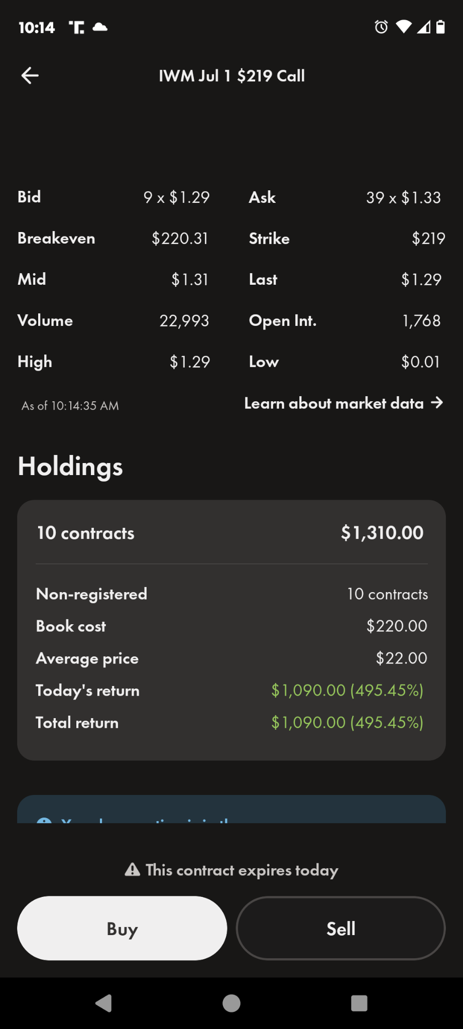 $SPDR S&P 500 ETF (SPY.US)$ iwm is a beast today!