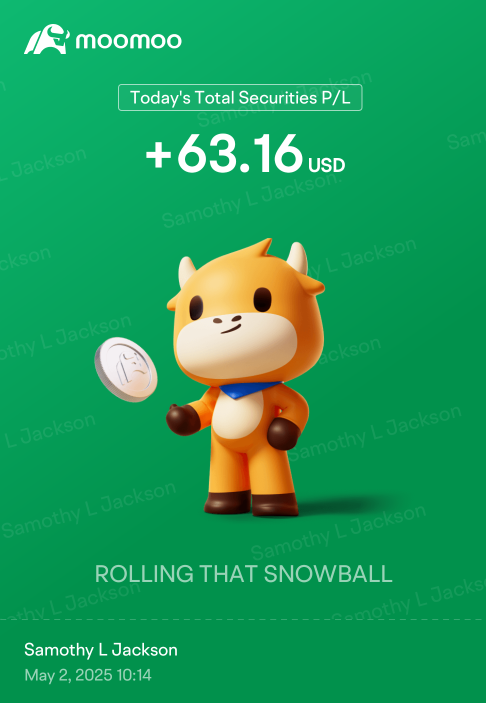 This is my biggest day yet.